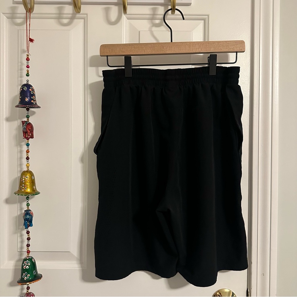 Adidas- Black Men’s Athletic Shorts